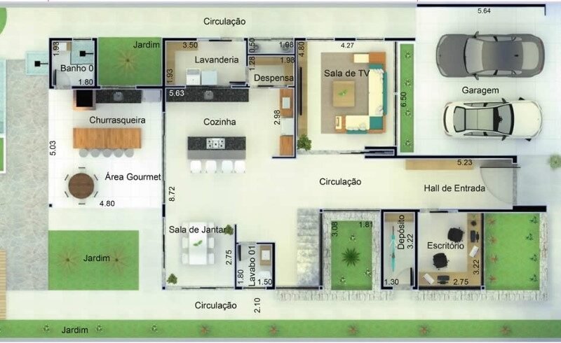 Casa 1001 | Planta Pronta
