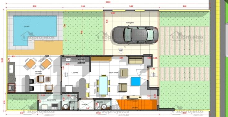 Sobrado 195 | Só Projetos