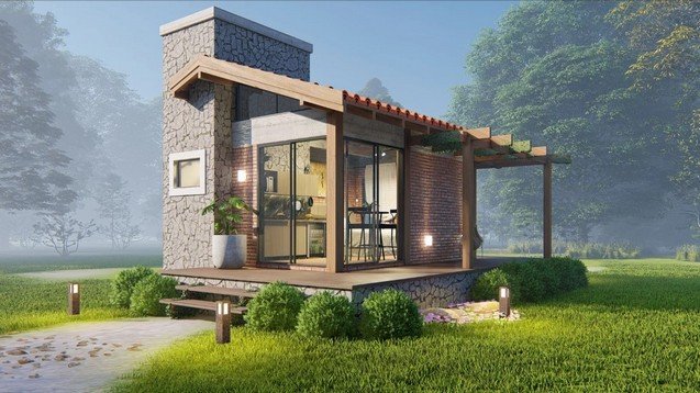 Tiny House Chalé Romã | Arquimobi